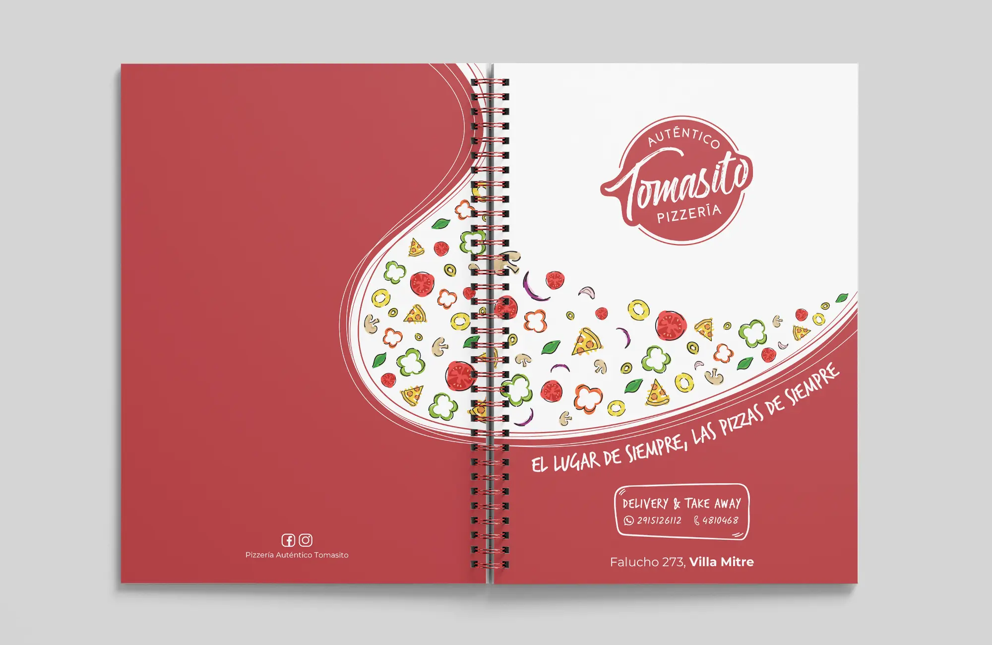 Pizzeria Menu Redesign
